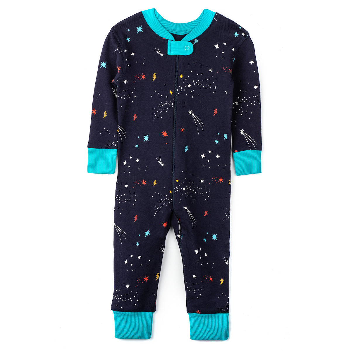 100% Organic Cotton One-piece Baby Pajamas: Artist Designed Prints