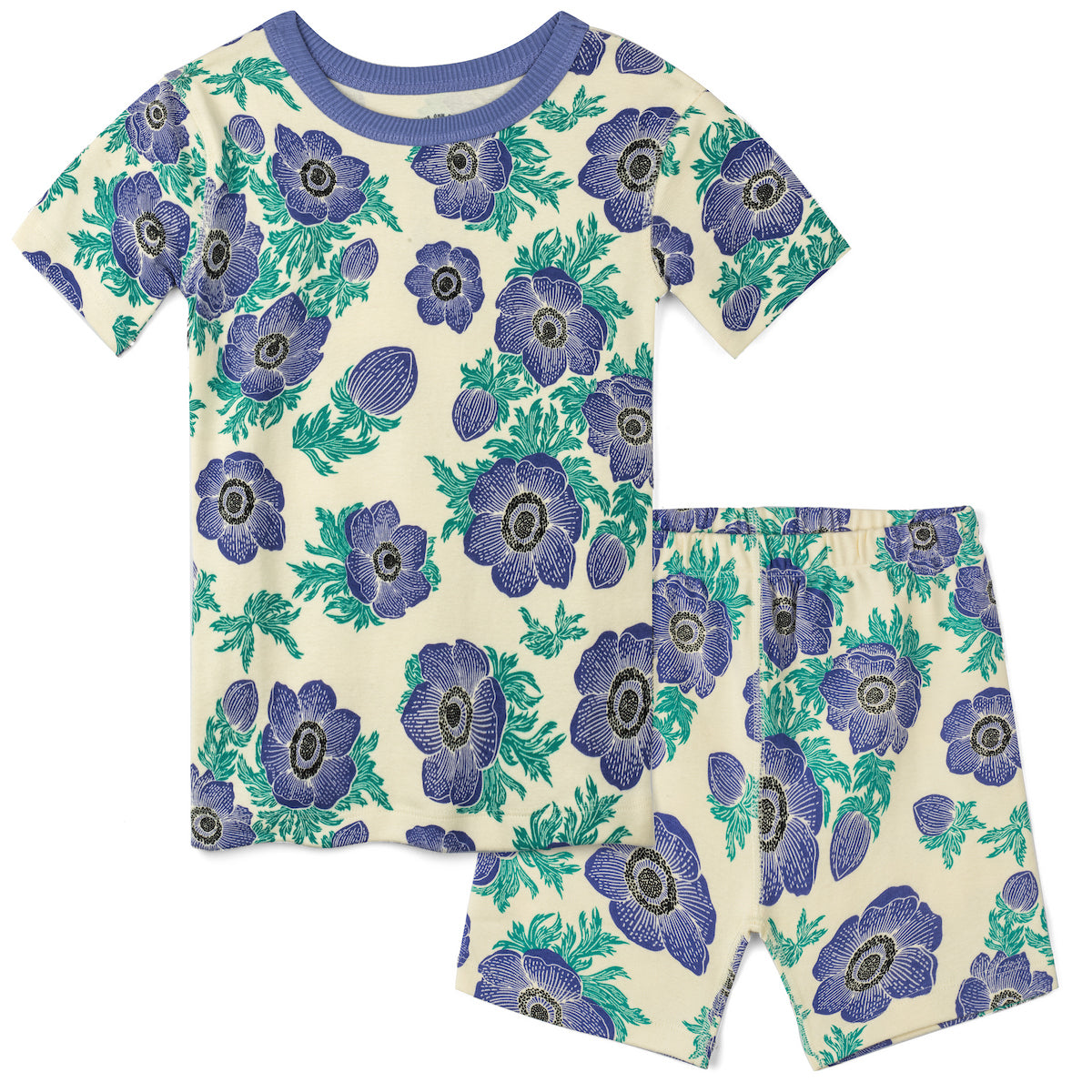 100% Organic Cotton Shortie Pajamas for Kids: Limited Edition Prints