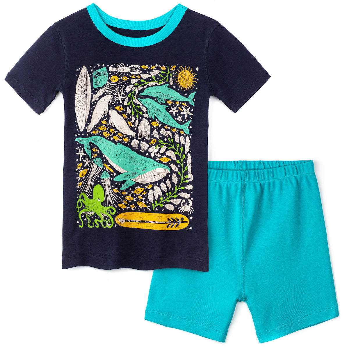 100% Organic Cotton Shortie Pajamas for Kids: Limited Edition Prints