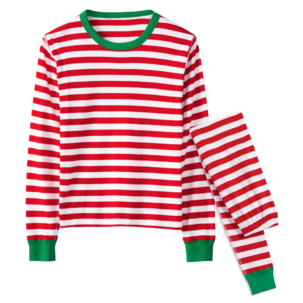 100% Organic Cotton Pajamas for Adults: Stripes