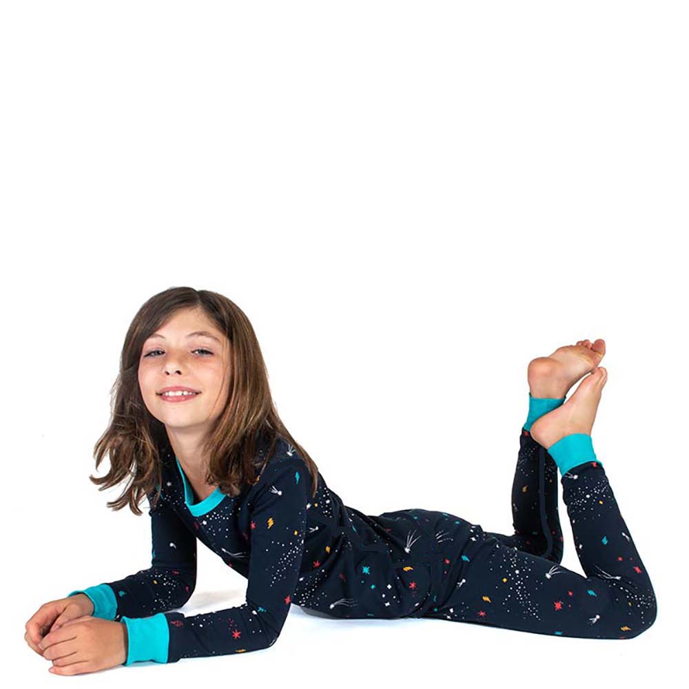 100% Organic Cotton Long Sleeve Pajamas for Kids: Artist Designed Prints