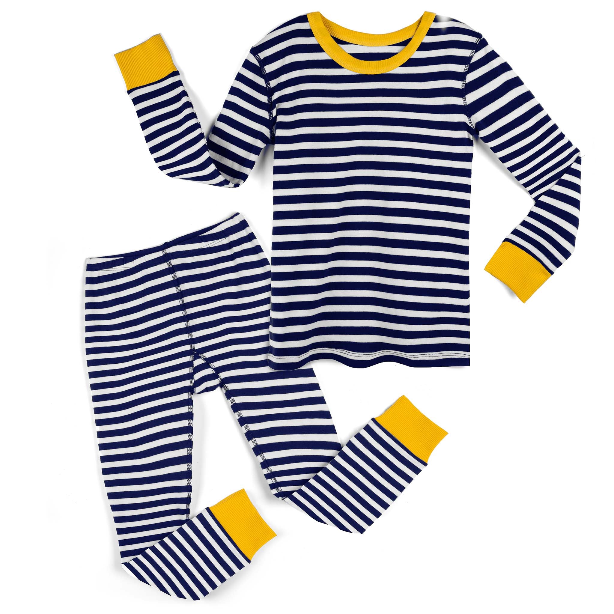 100% Organic Cotton Long Sleeve Pajamas for Kids: FINAL SALE