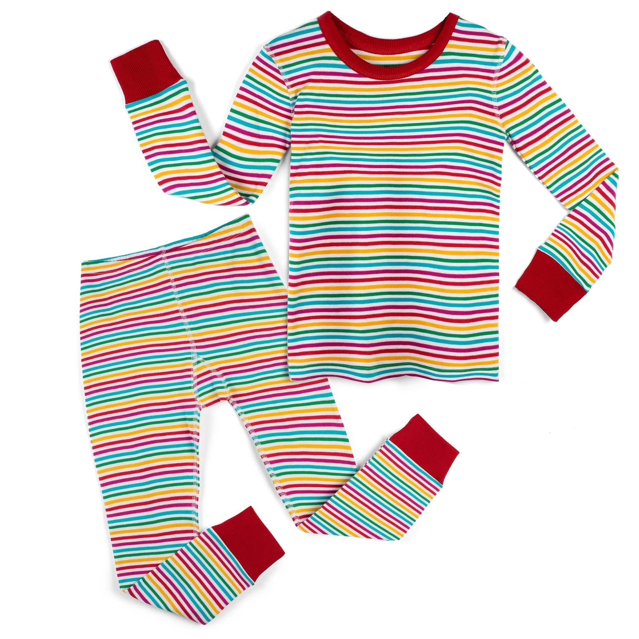 100% Organic Cotton Long Sleeve Pajamas for Kids: FINAL SALE