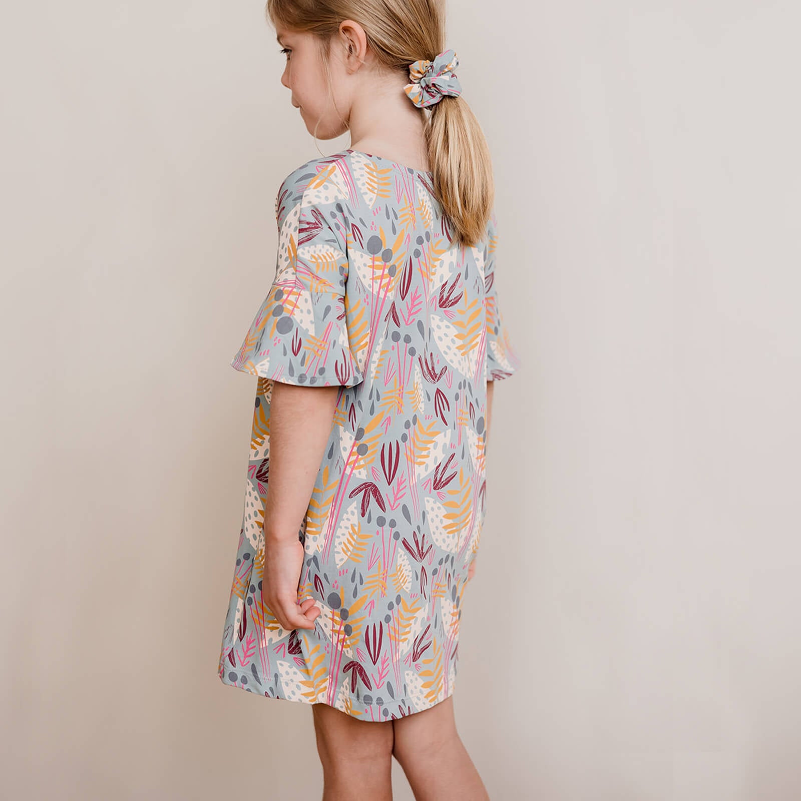 Kids Organic Cotton Cascade Dress: Whimsy