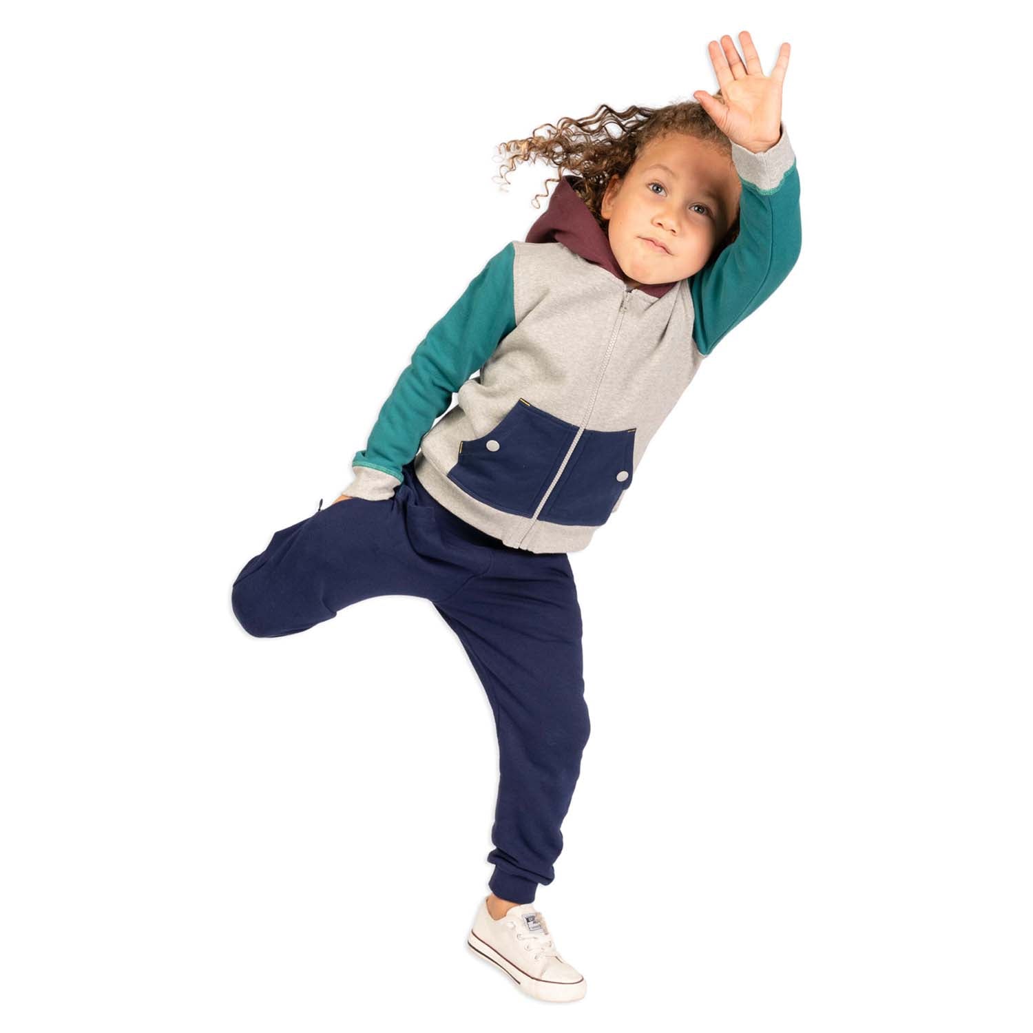 Kids Zip Up Hoodies: Organic Cotton FINAL SALE