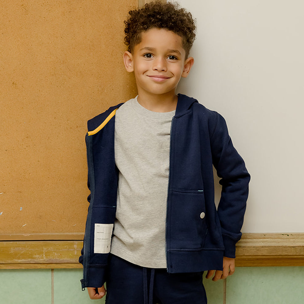 Kids Zip Up Hoodies: Organic Cotton