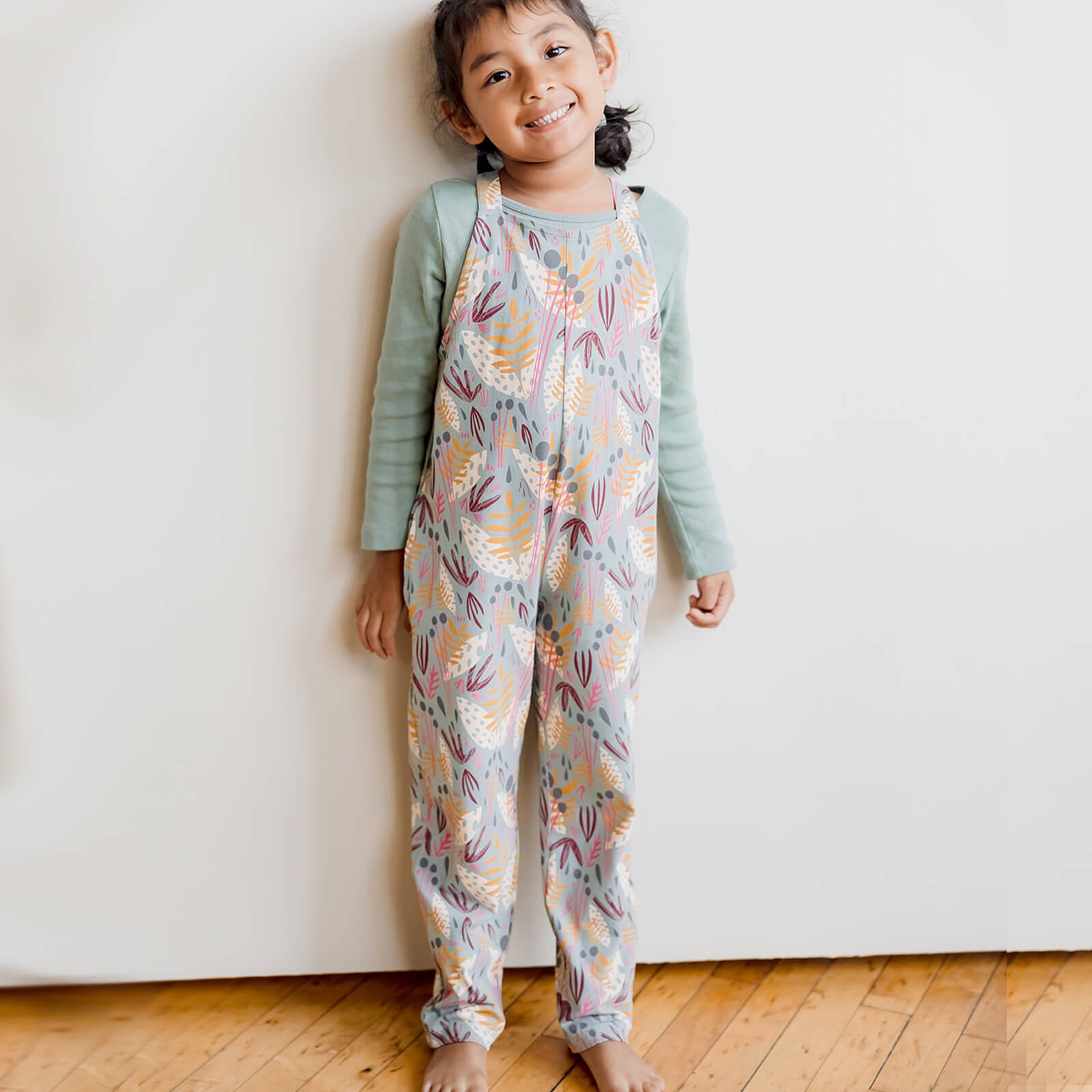 Organic Cotton Stretch Kids Jumpsuit: Whimsy