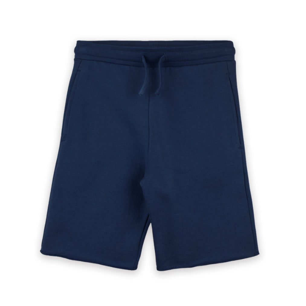 Mightly Kids Shorts Organic Cotton Drawstring Shorts for Comfortable Play Chambray Medium 8