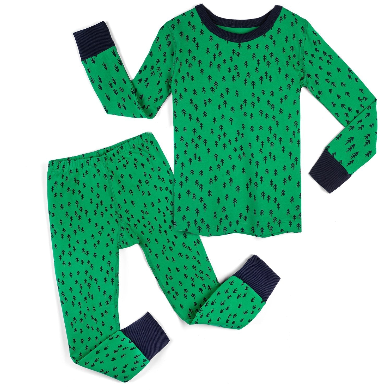 100% Organic Cotton Long Sleeve Pajamas for Kids: FINAL SALE