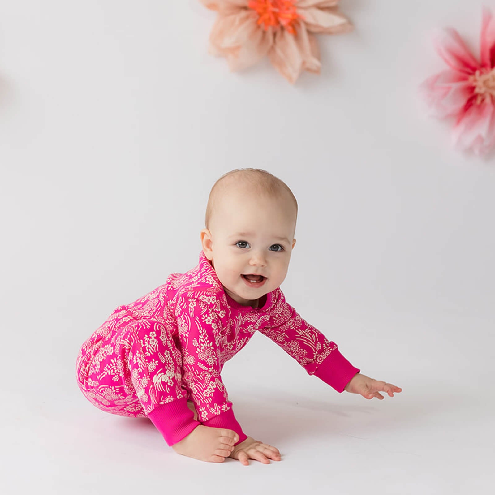 100% Organic Cotton One-piece Baby Pajamas: New Prints