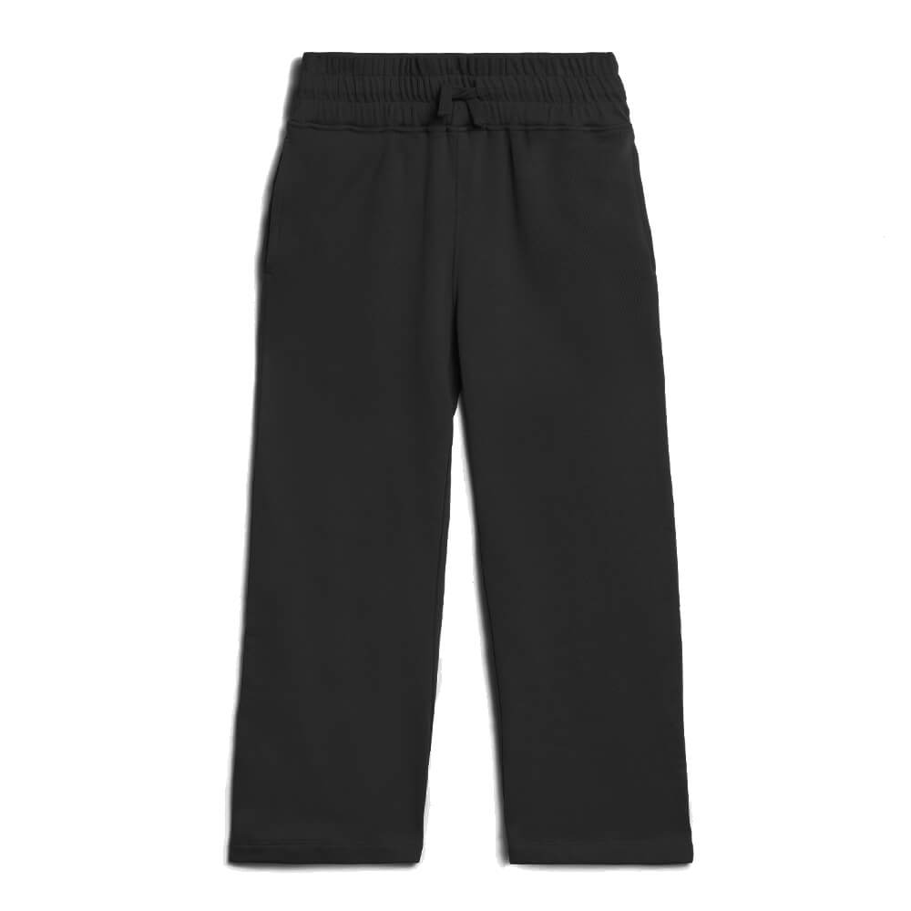 Kids Cozy Fleece Wide Leg Pants: 100% Organic Cotton