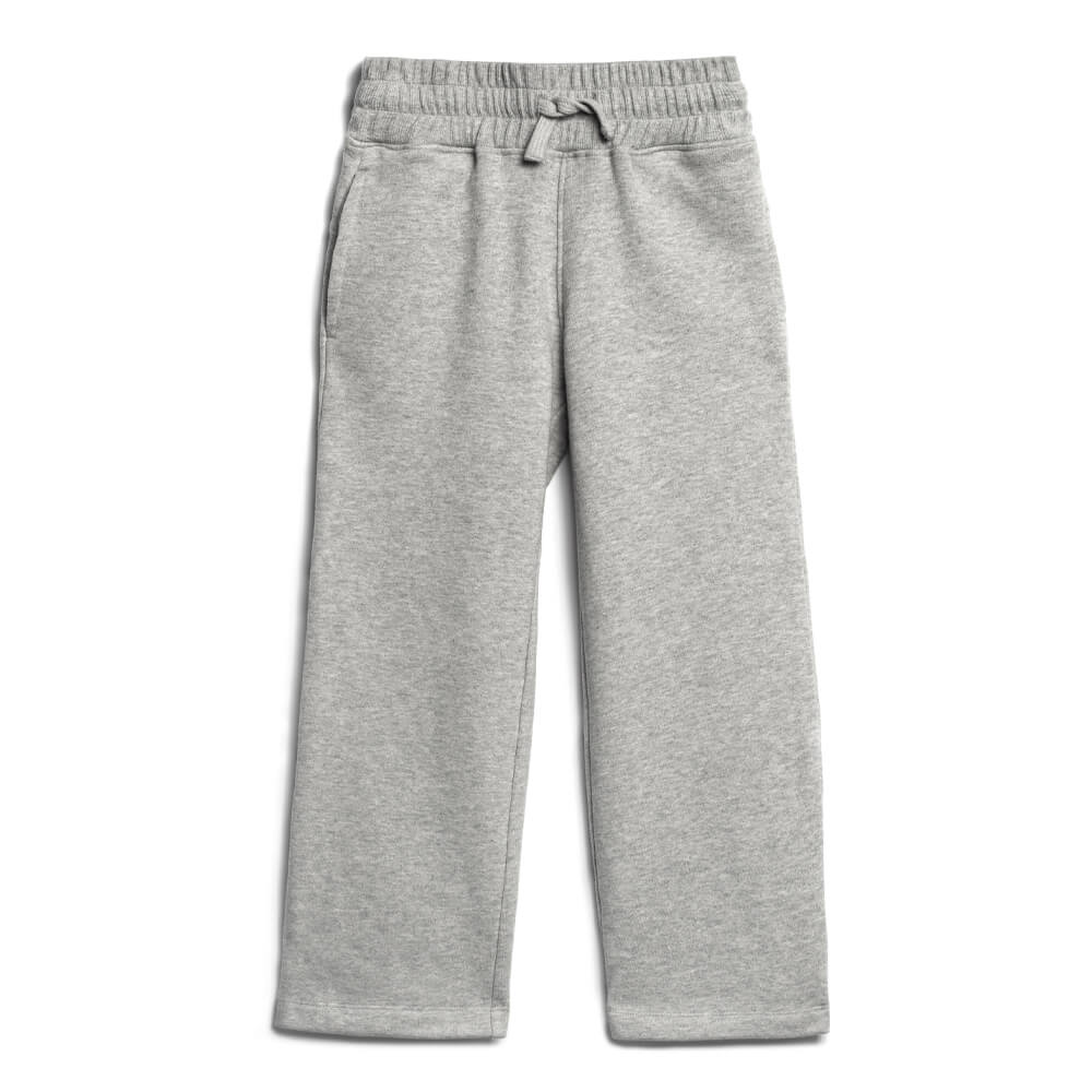 Kids Cozy Fleece Wide Leg Pants: 100% Organic Cotton