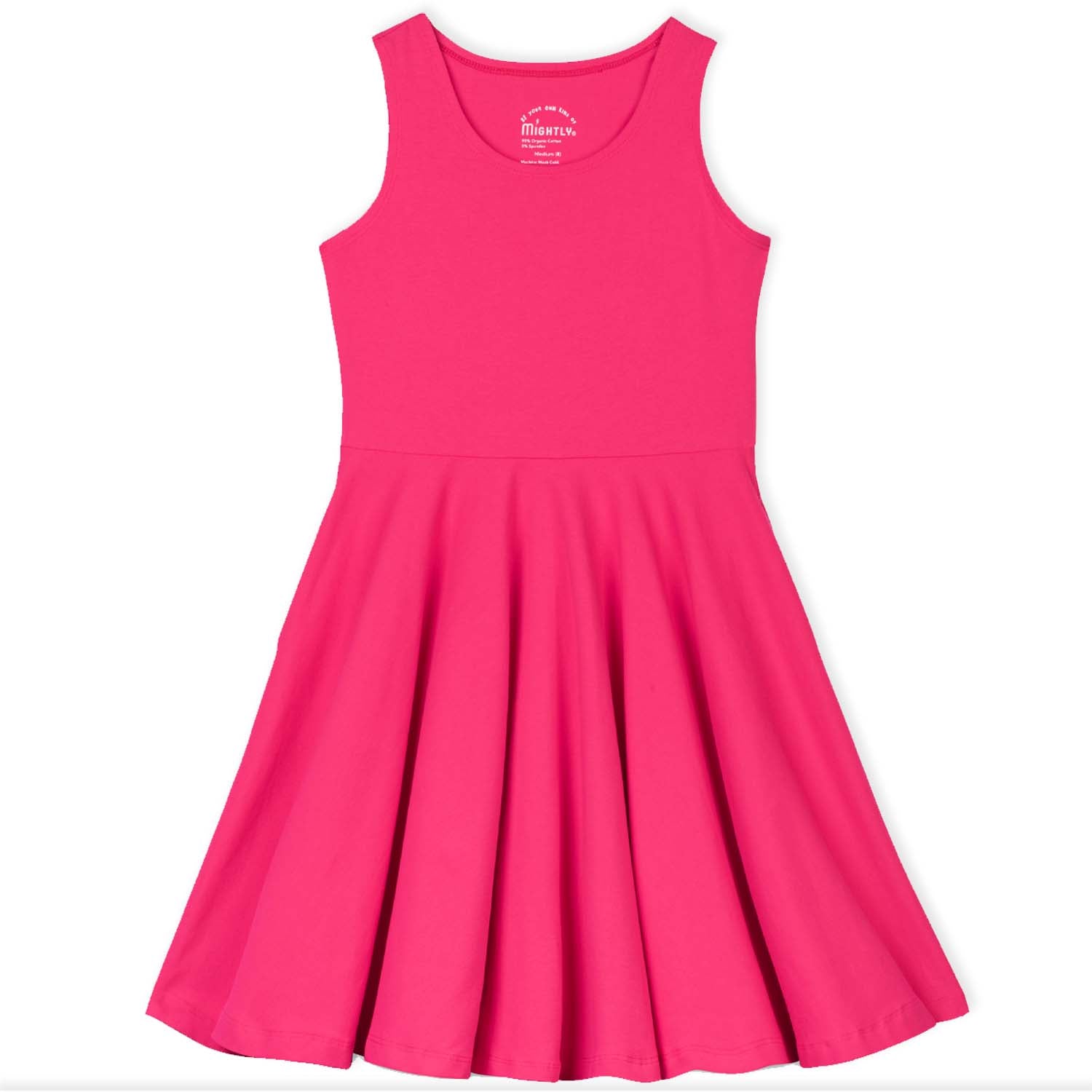 Kids Organic Cotton Sleeveless Twirl Dress: FINAL SALE