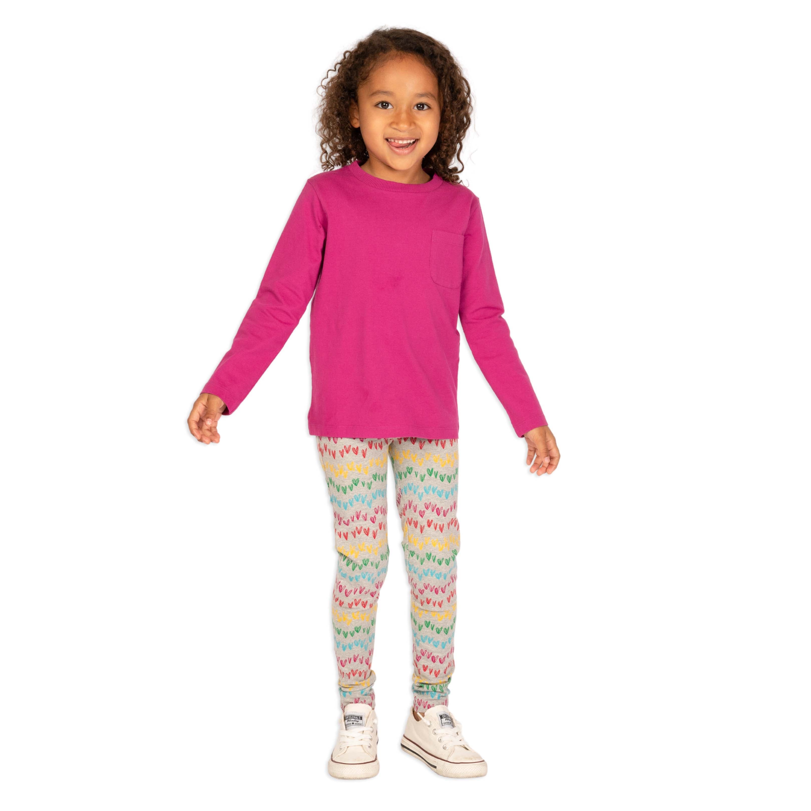 Organic Cotton Girl Shirts - Long Sleeve Tee 2 Pack - FINAL SALE