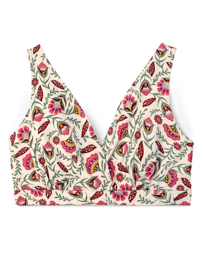 Nursing, Maternity & Beyond Bralette in Folk Floral