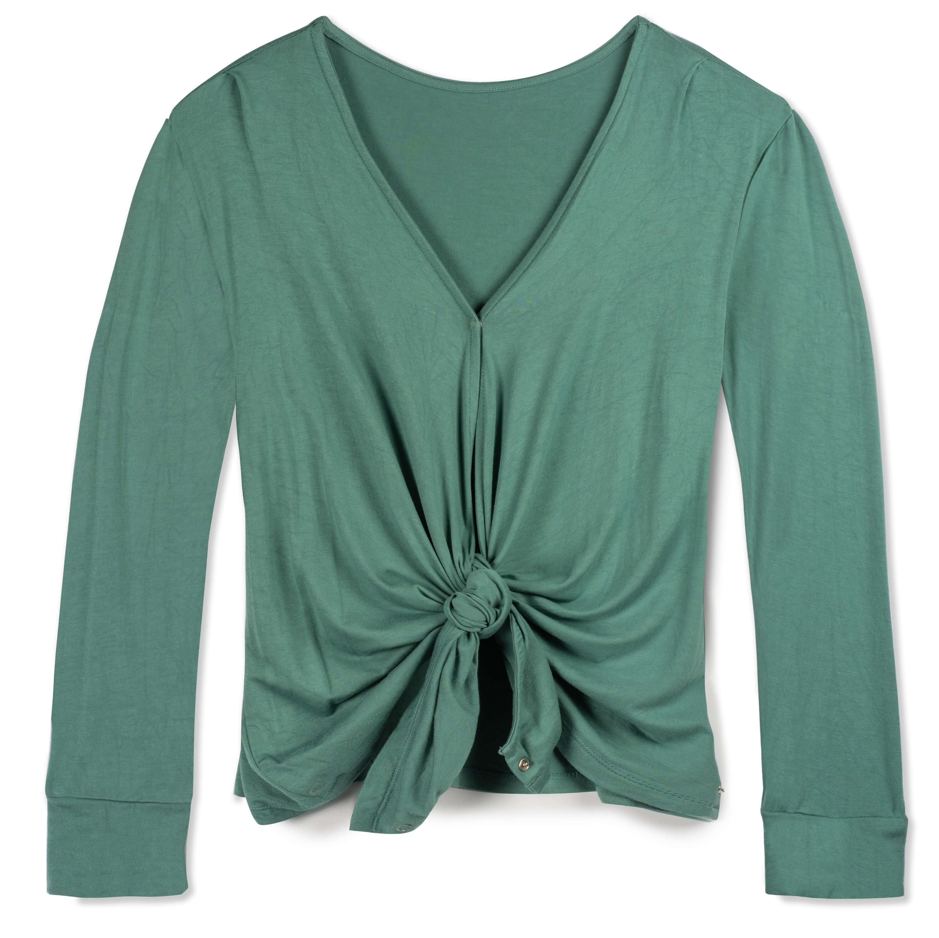 Every Way Long-Sleeve Wrap Blouse