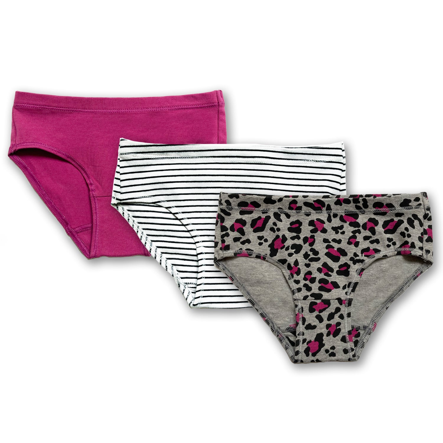 Organic Cotton Kids Bikini Underwear - 3 Pack FINAL SALE - Mightly