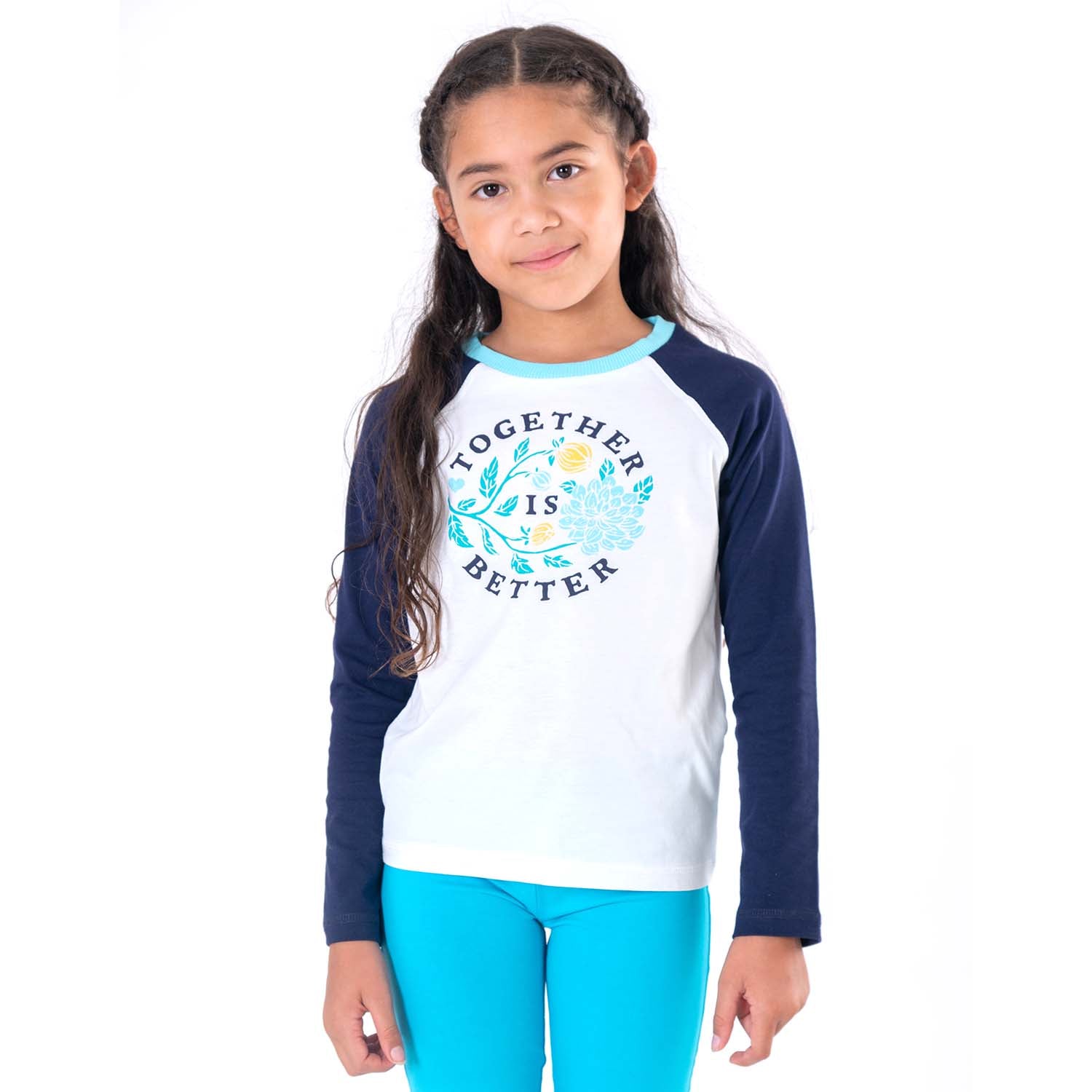 Organic Cotton Girl Shirts - Long Sleeve Tee 2 Pack - FINAL SALE