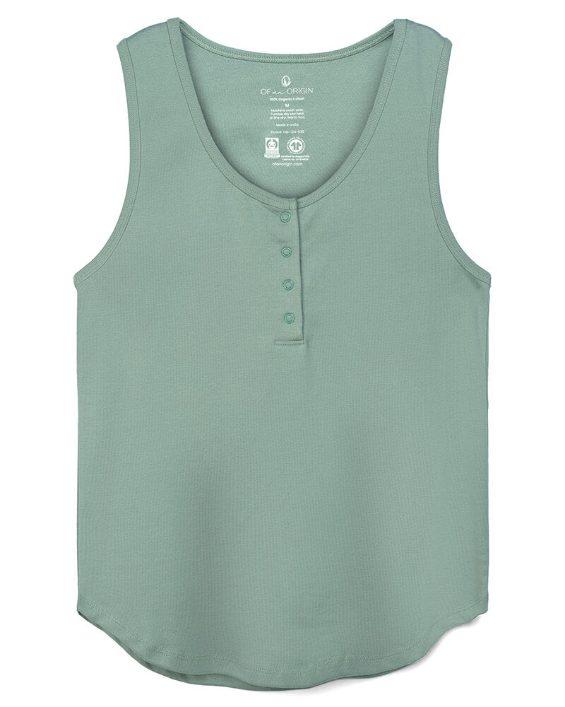 Women's Henley Lounge Tank