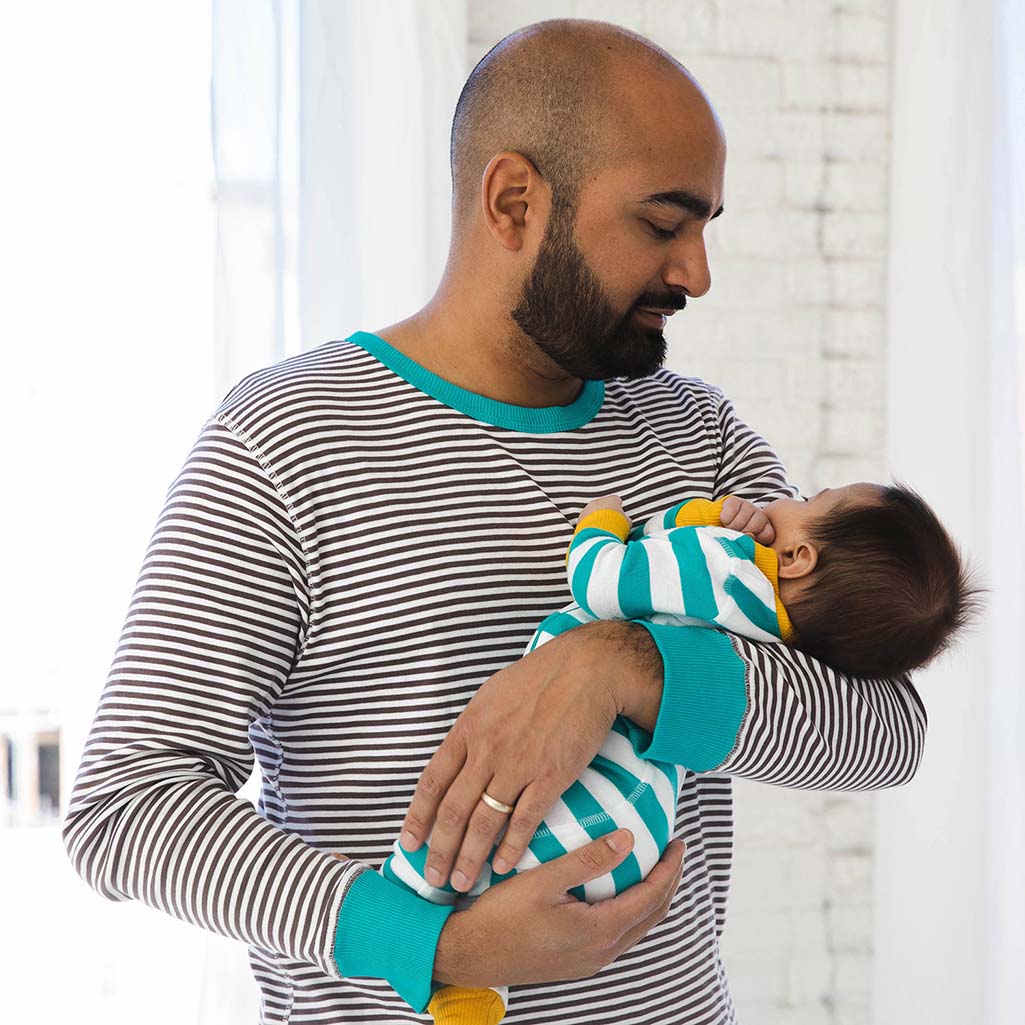 baby-pajamas-teal-stripe-3