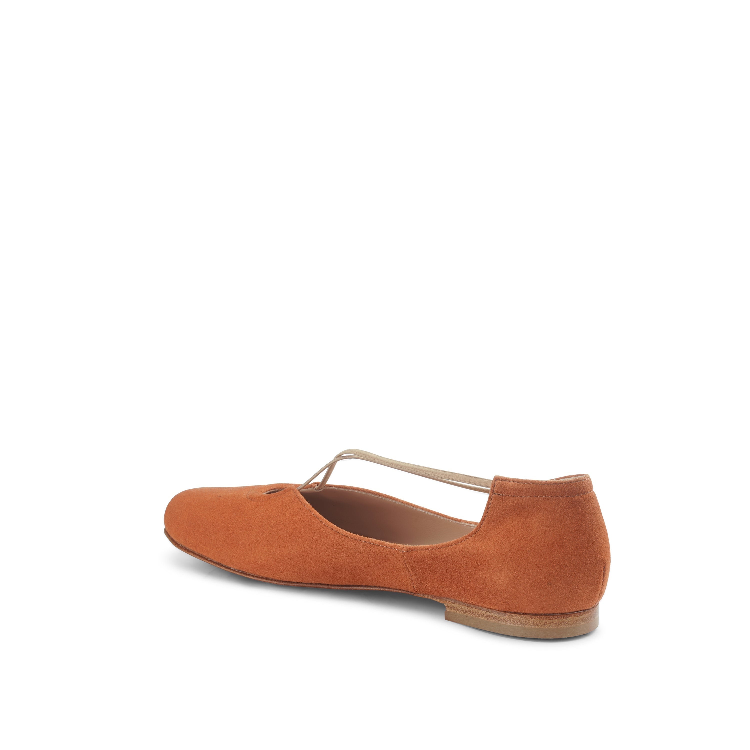 Bria Keyhole Flat Suede