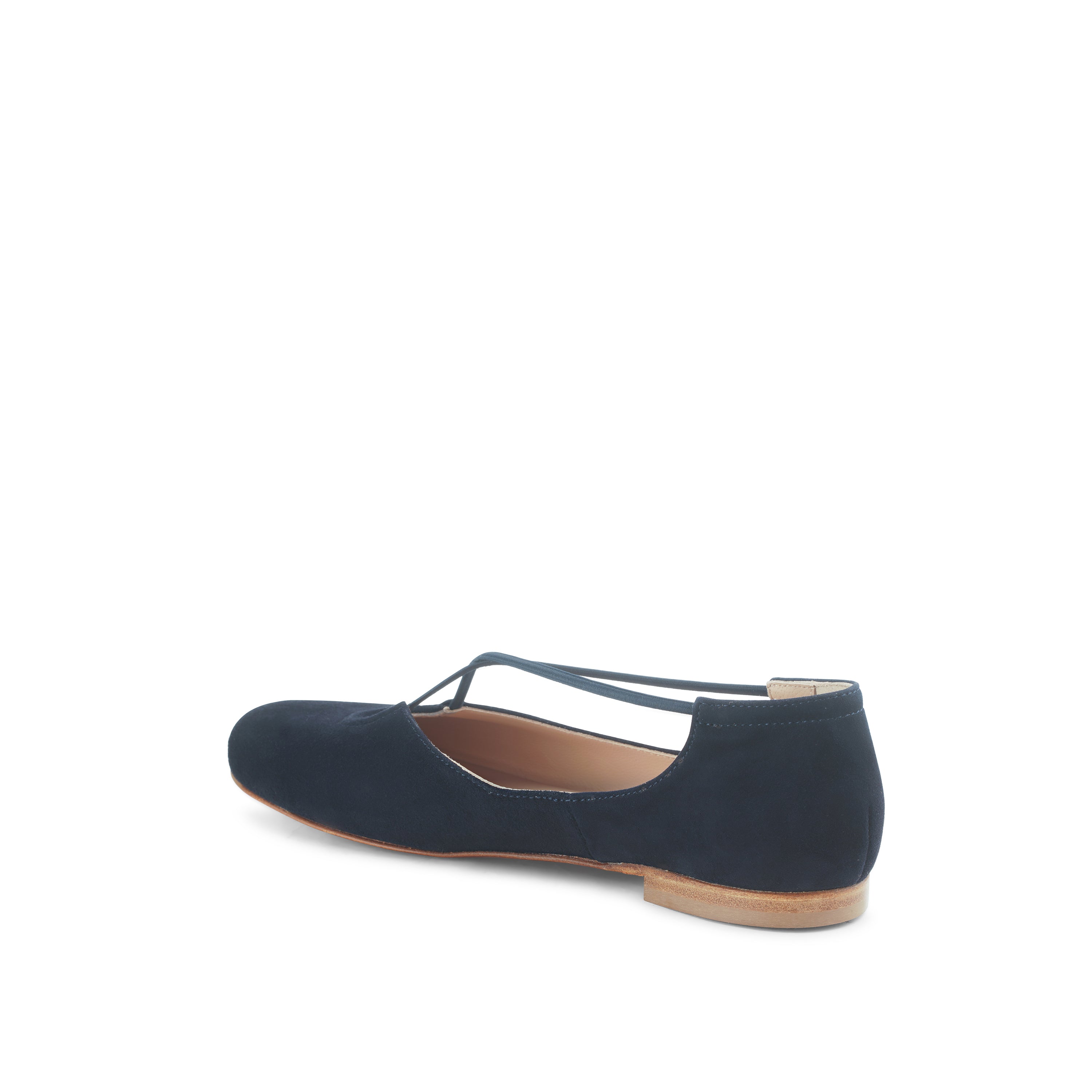 Bria Keyhole Flat Suede