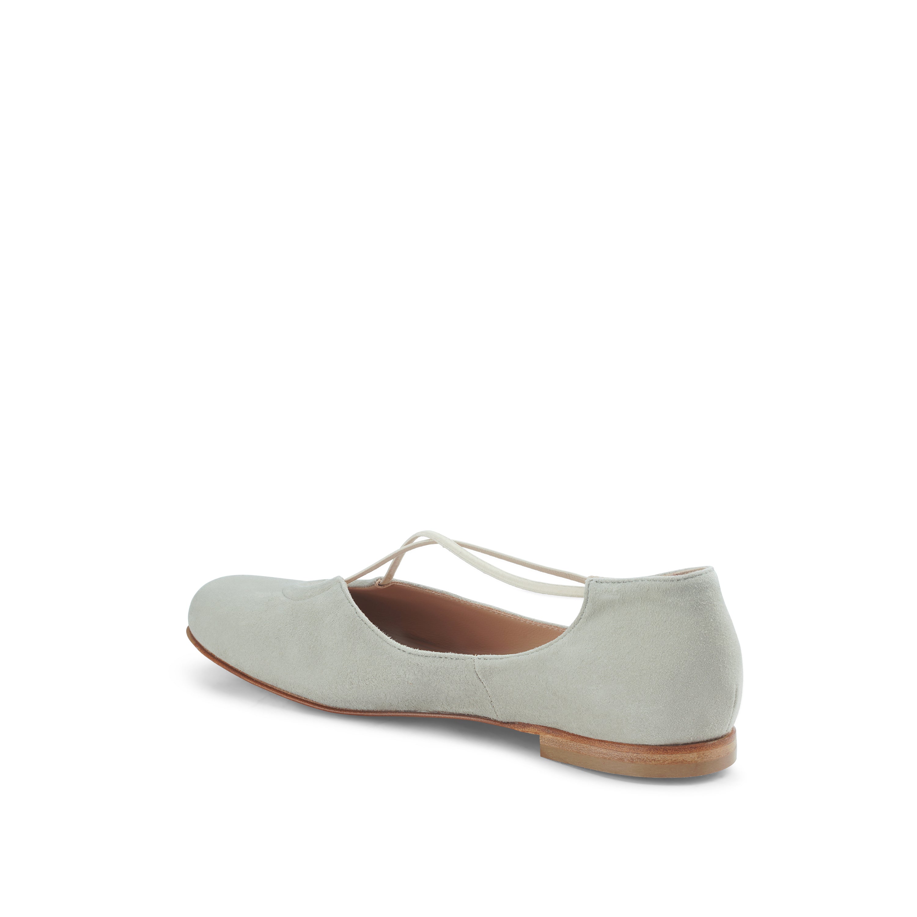 Bria Keyhole Flat Suede