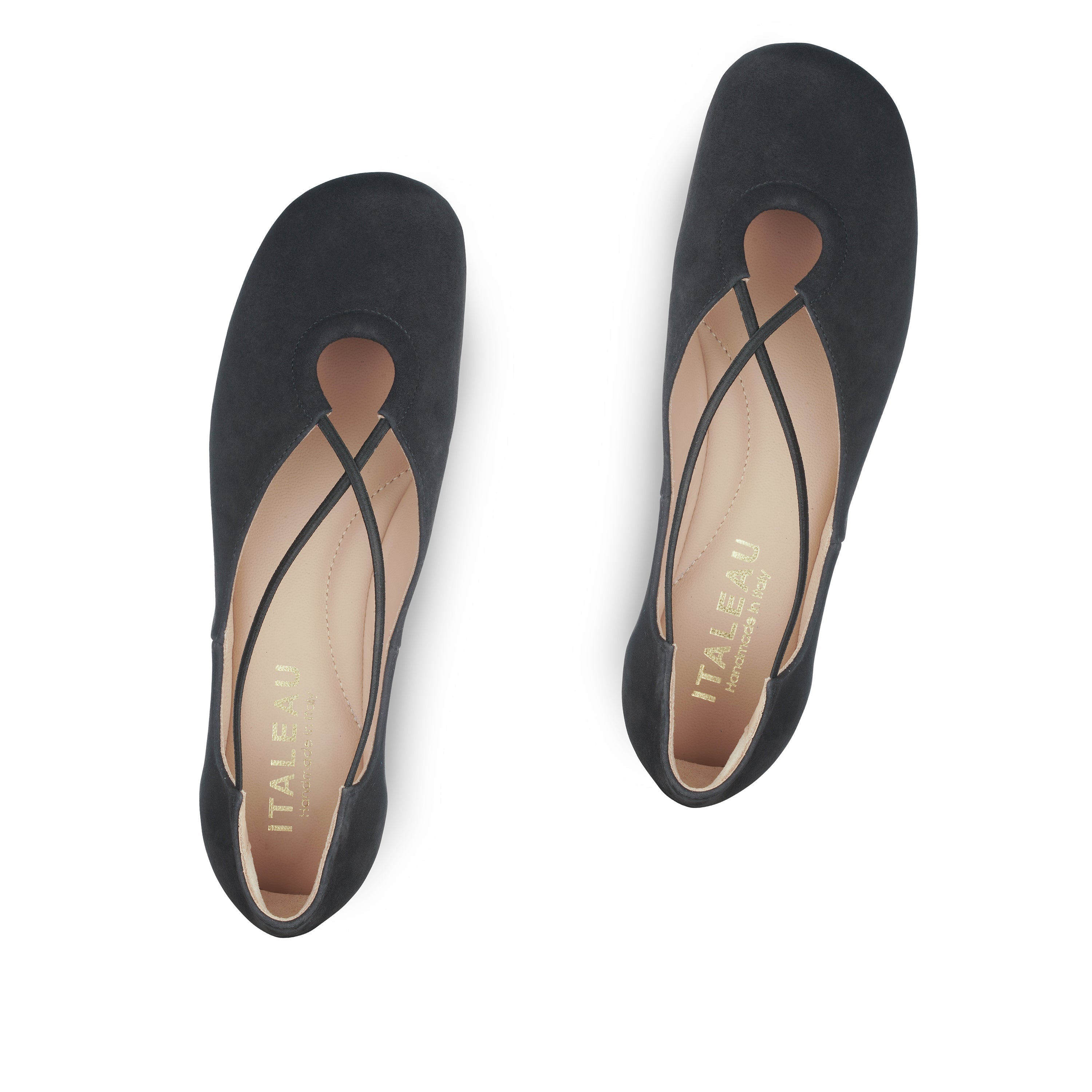 Bria Keyhole Flat Suede