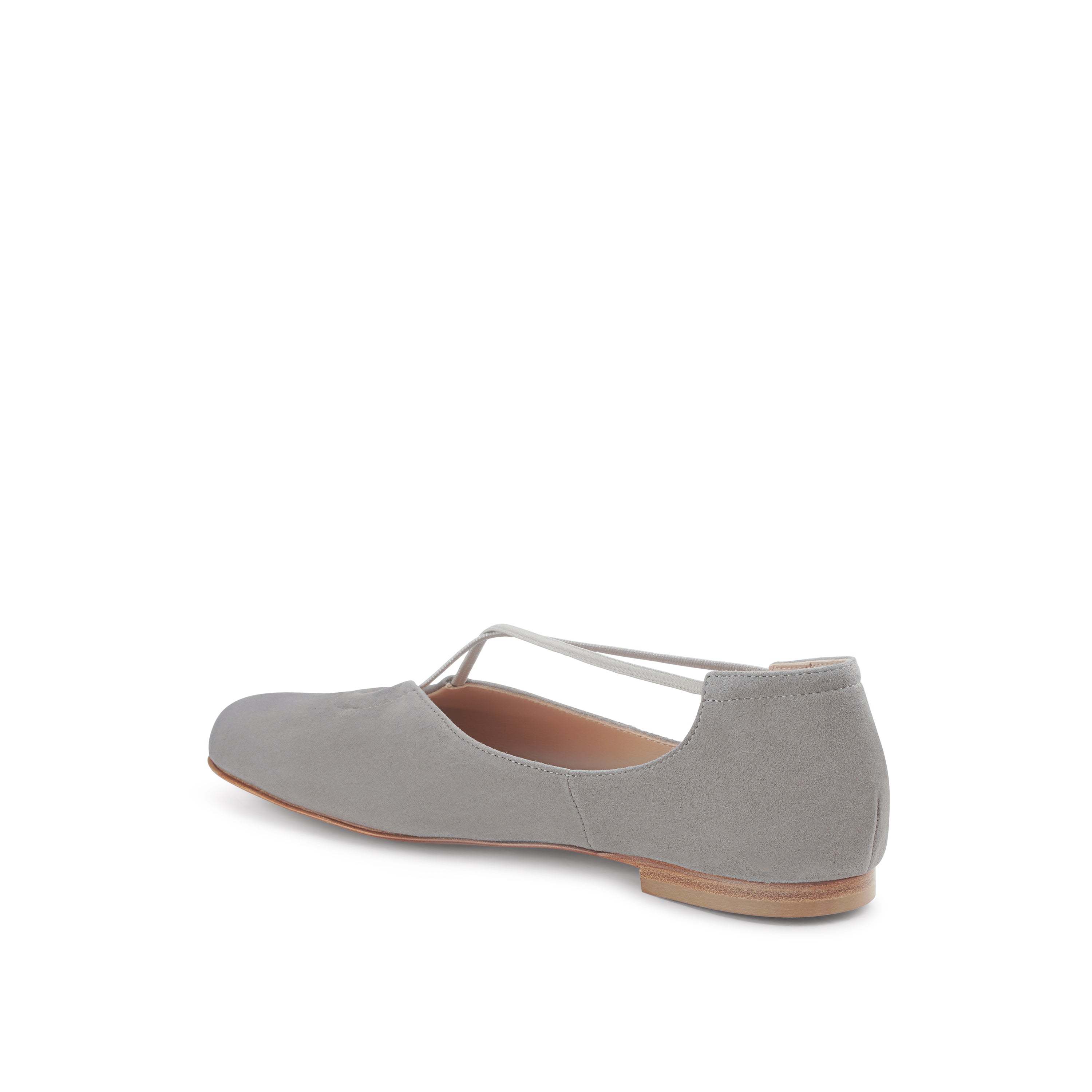 Bria Keyhole Flat Suede