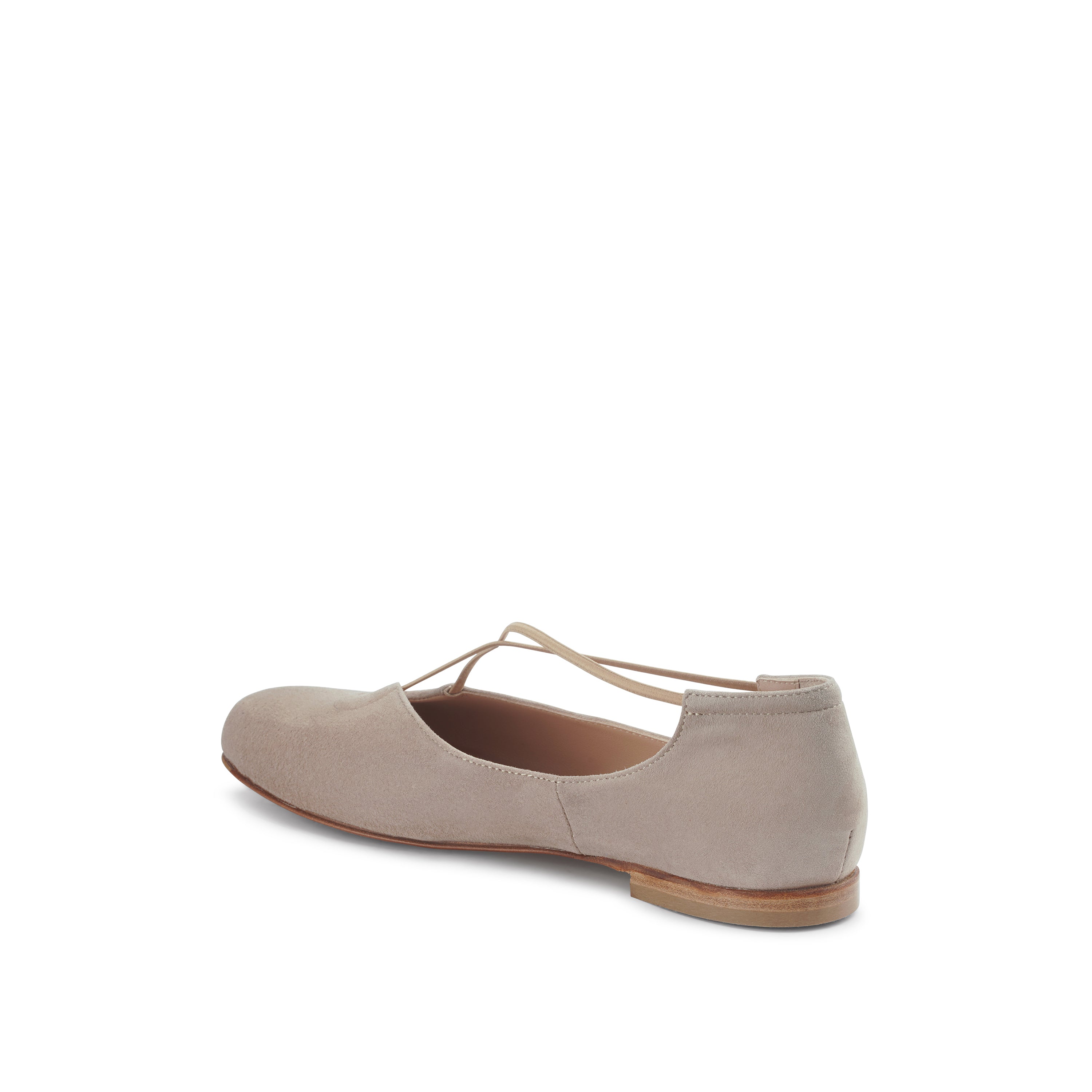 Bria Keyhole Flat Suede