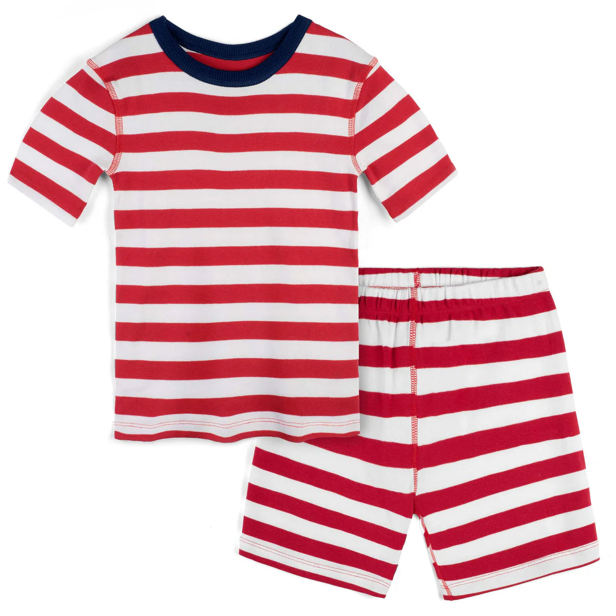 Pre-owned Red Stripe 2-piece Pajamas size: 2-5T