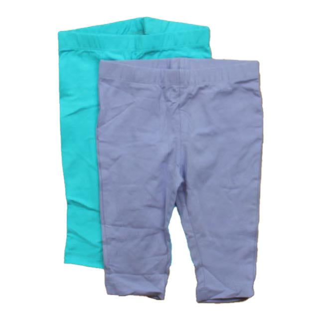 Pre-owned Turquoise | Purple Leggings size: 2-5T