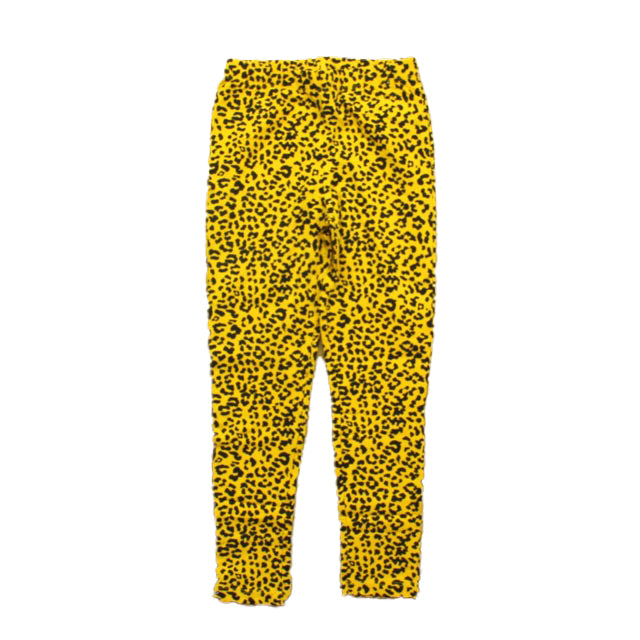 Pre owned Yellow Leopard Leggings size 2 5T Mightly