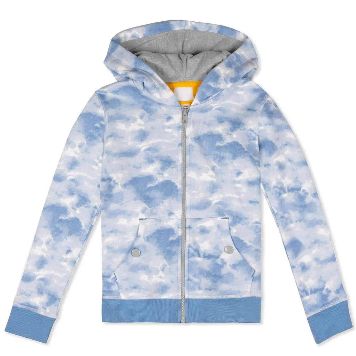 Pre-owned Blue Tie Dye Hoodie size: 6-14 Years