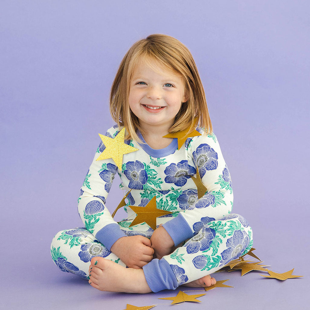 100% Organic Cotton Long Sleeve Pajamas for Kids: Artist Designed Prints