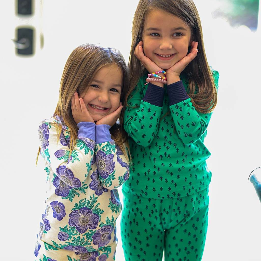 100% Organic Cotton Long Sleeve Pajamas for Kids: FINAL SALE