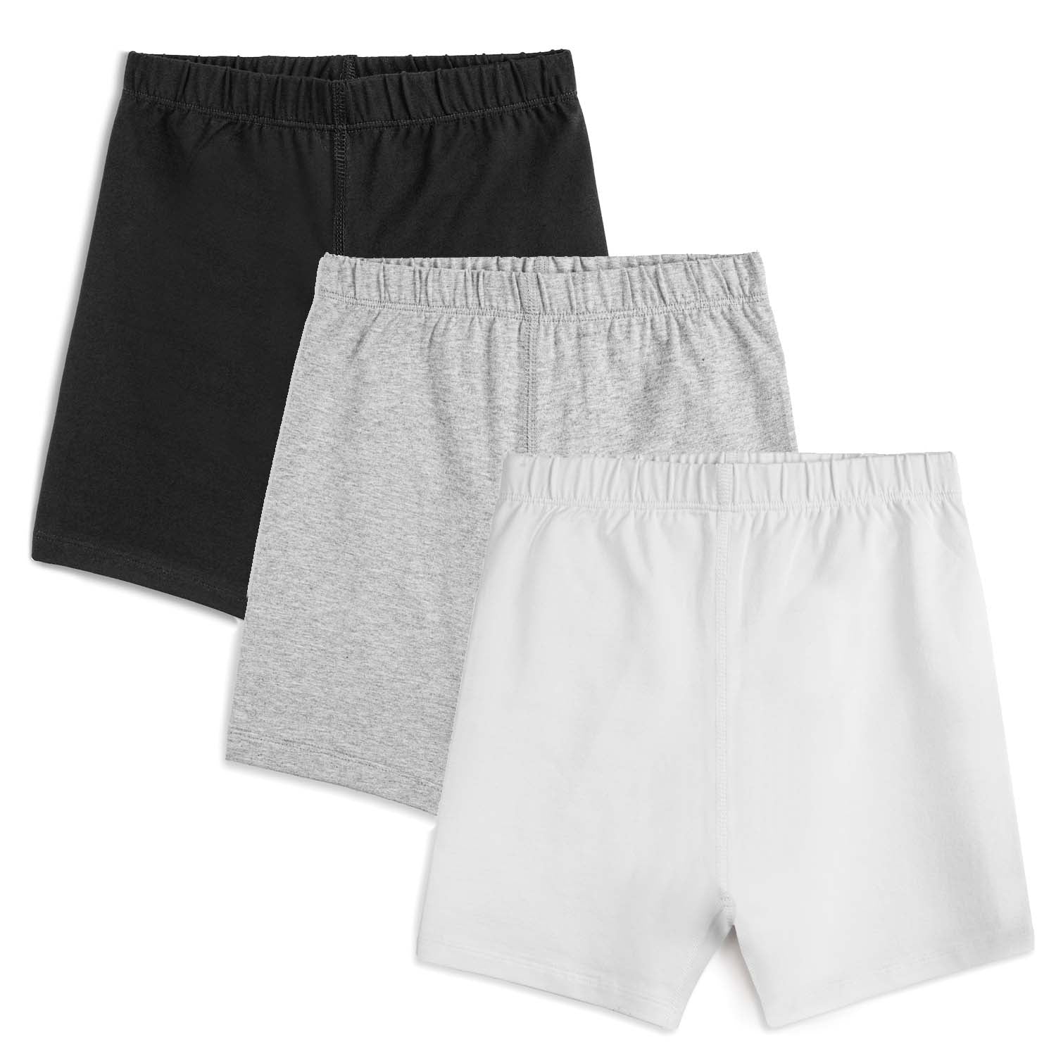 Cotton biker shorts online white