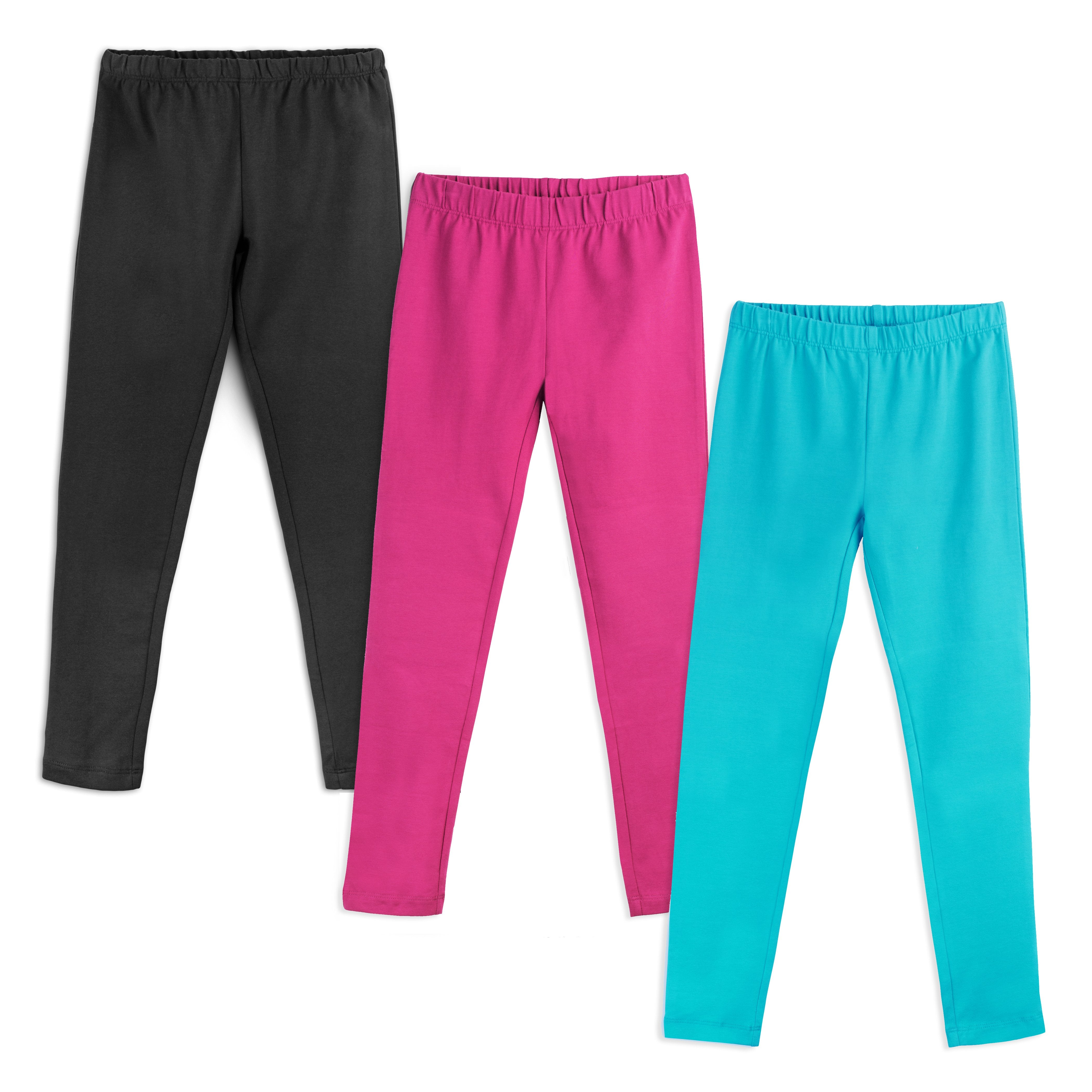 Buy Members Mark Kids 3-Pack Leggings for Girls ~ Get Back to School  Clothes Ready Online at desertcartINDIA
